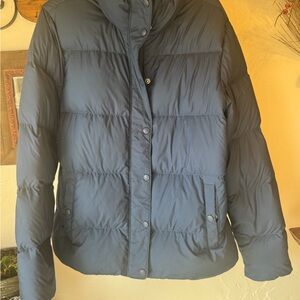 Silent Down Patagonia Navy Puffer Jacket